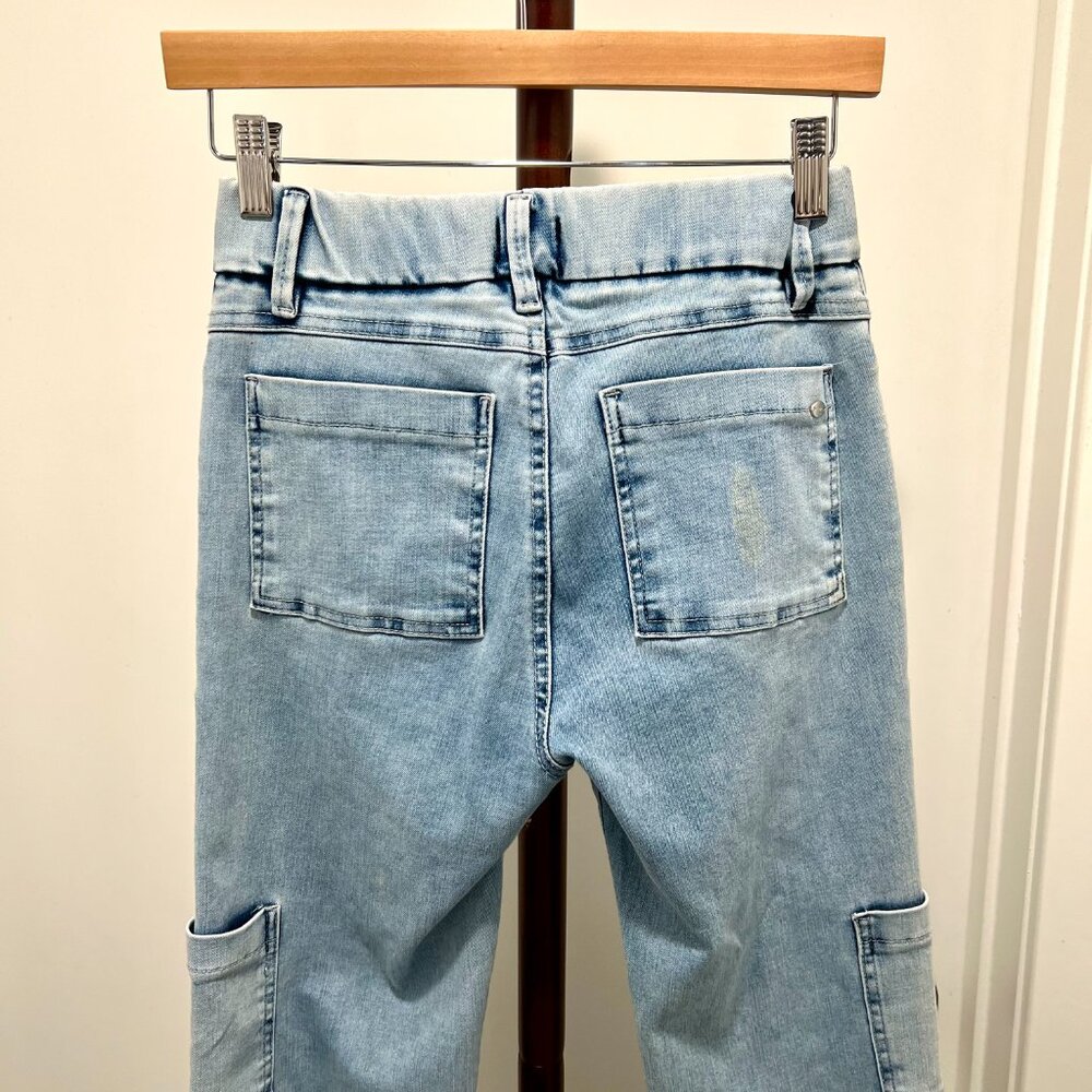 Bevy Flog - Rose Cargo Light Denim Size 25 *Altered to 29"* - Blue - Picture 6 of 6